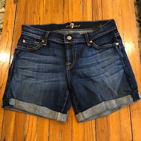 7 For All Mankind Pants - 7 for All Mankind Denim shorts